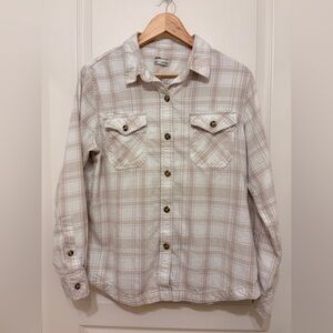 Frank and Oak cotton flannel button up